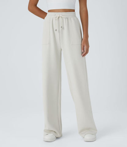 Léa ♡ Pantalon décontracté en maille côtelée