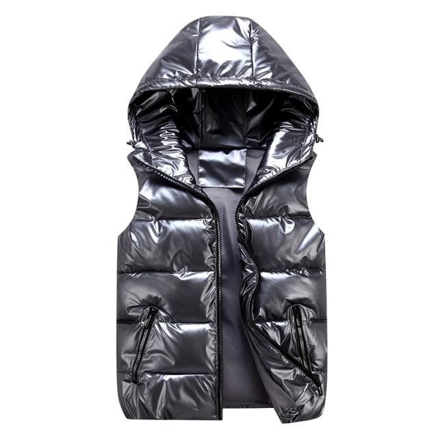Morgan ♡ Gilet matelassé élégant unisexe avec capuche