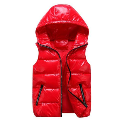 Morgan ♡ Gilet matelassé élégant unisexe avec capuche