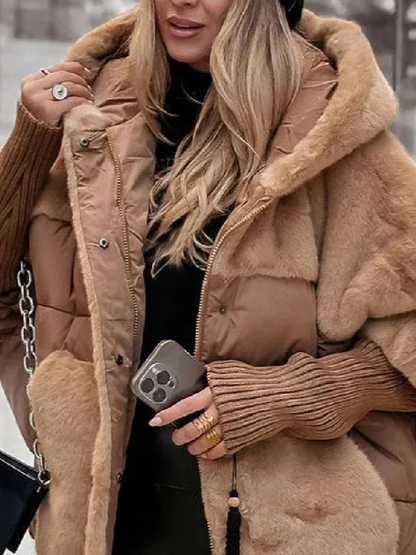 Miah ♡ Veste doudoune fourrure