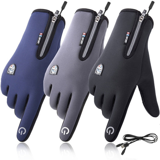 Hipberlin Gants électriques rechargeables à écran tactile