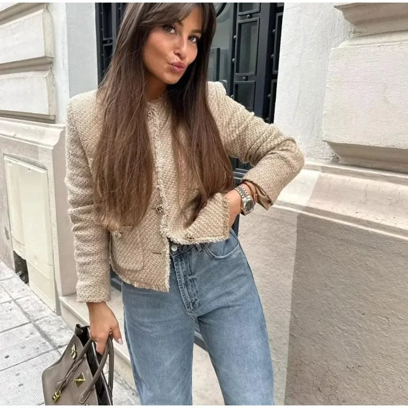 Cordelia ♡ Veste en tweed chic