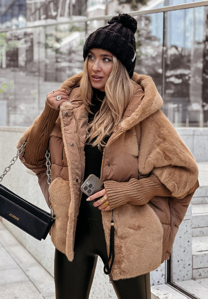 Miah ♡ Veste doudoune fourrure