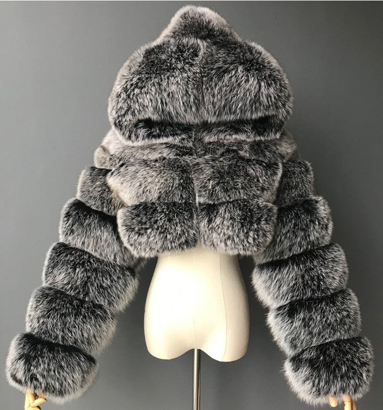 Manteau Lydra Chic en Fourrure - Élégance et Confort Réunis
