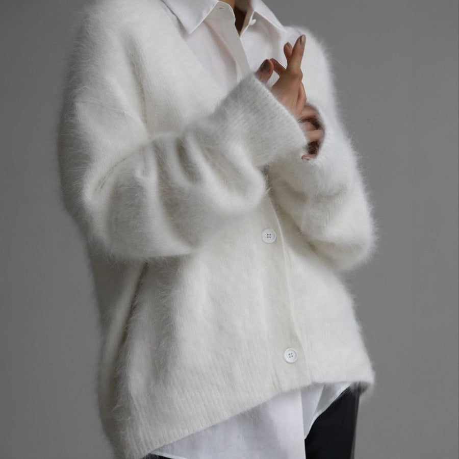 Louna  ♡ Pull tricoté à col en V