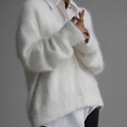 Louna  ♡ Pull tricoté à col en V