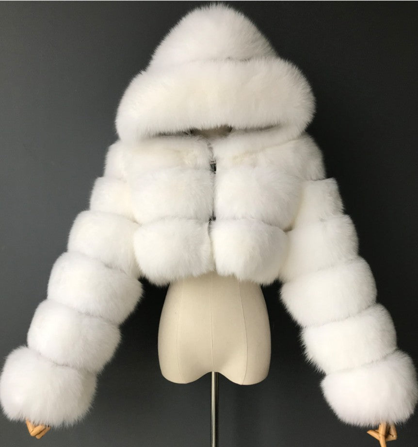 Manteau Lydra Chic en Fourrure - Élégance et Confort Réunis