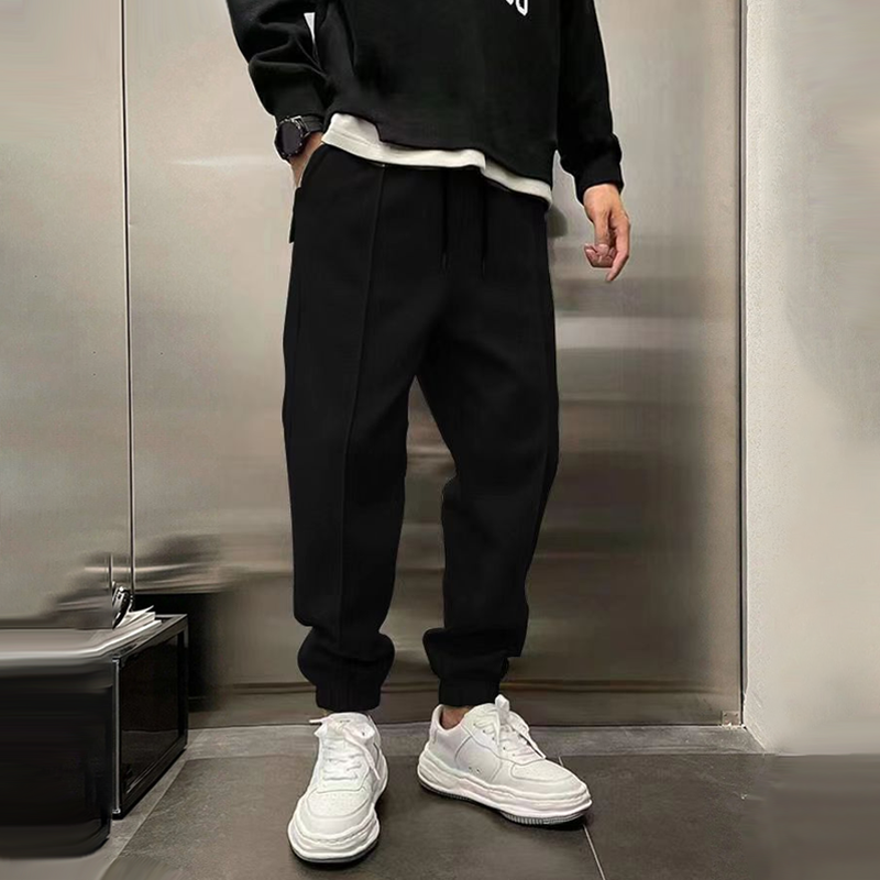 François - Pantalons Amples en lin