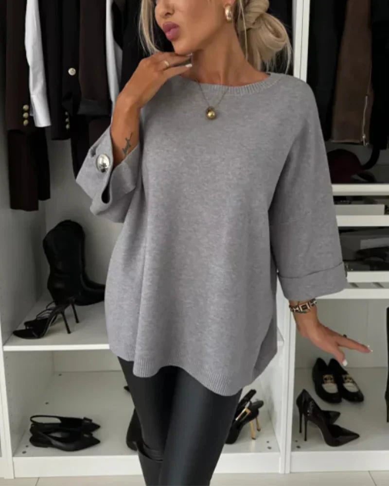 Nessa | Pull chic à boutons