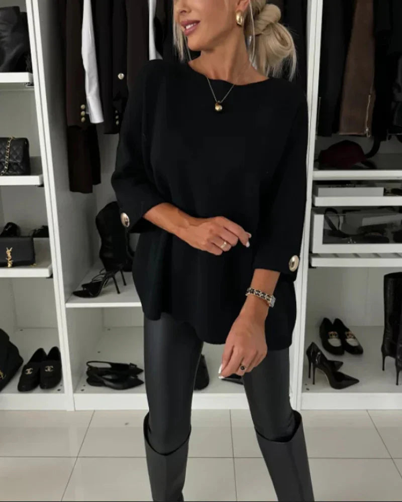 Nessa | Pull chic à boutons