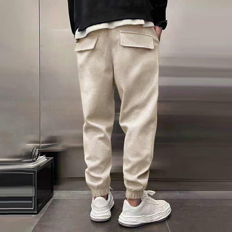 François - Pantalons Amples en lin