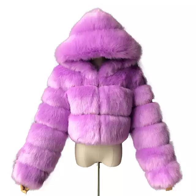 Manteau Lydra Chic en Fourrure - Élégance et Confort Réunis