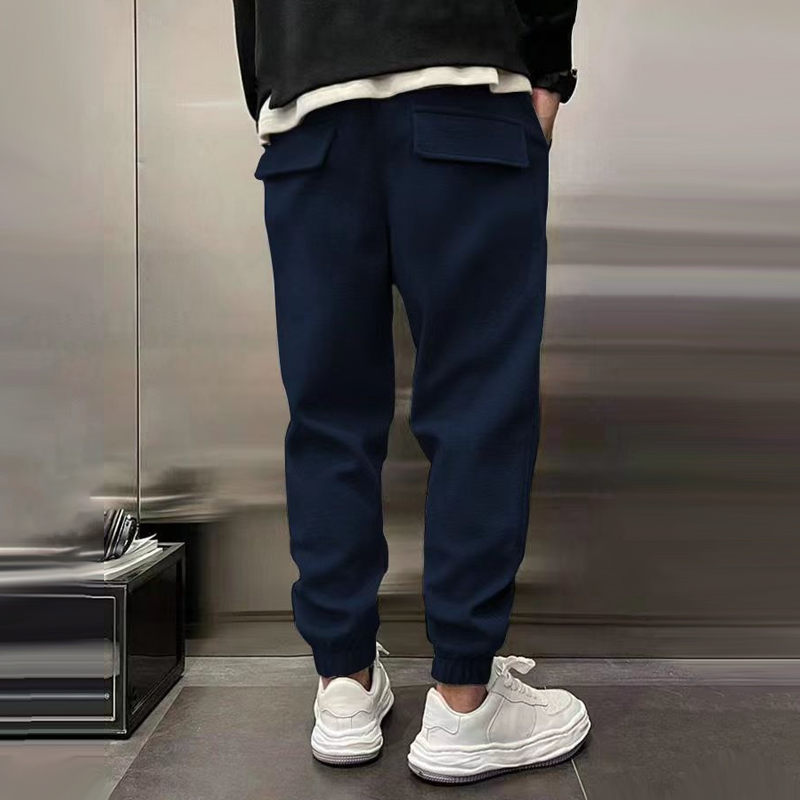 François - Pantalons Amples en lin