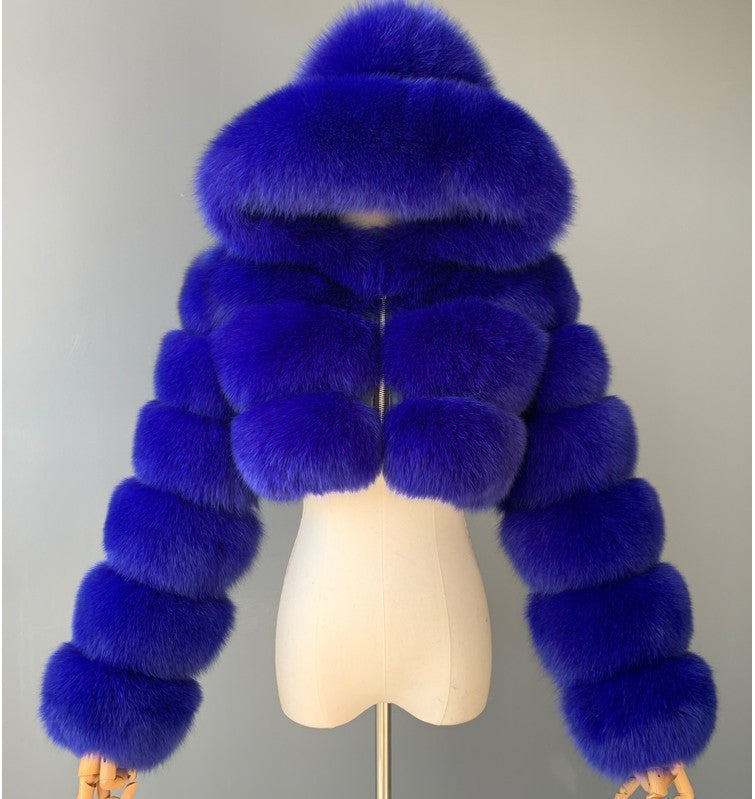 Manteau Lydra Chic en Fourrure - Élégance et Confort Réunis