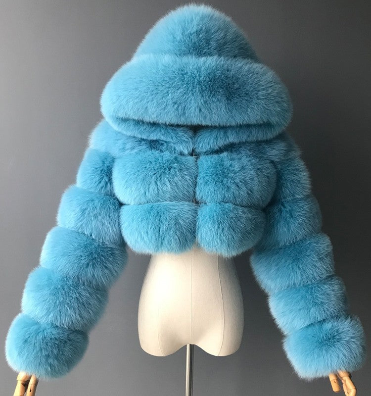 Manteau Lydra Chic en Fourrure - Élégance et Confort Réunis