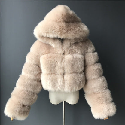 Manteau Lydra Chic en Fourrure - Élégance et Confort Réunis