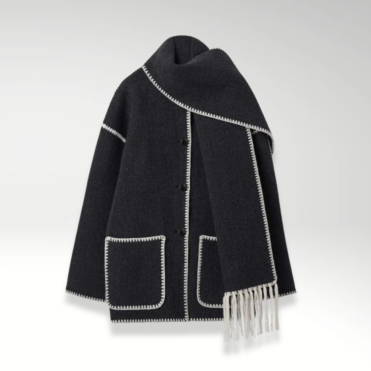 Coutureliege Manteau Chic Intemporel
