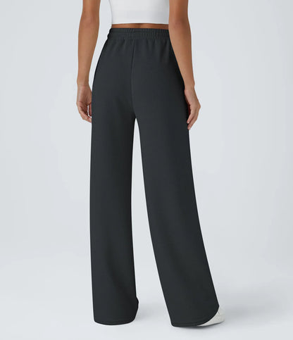 Léa ♡ Pantalon décontracté en maille côtelée