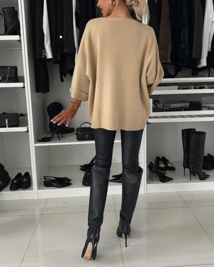 Nessa | Pull chic à boutons
