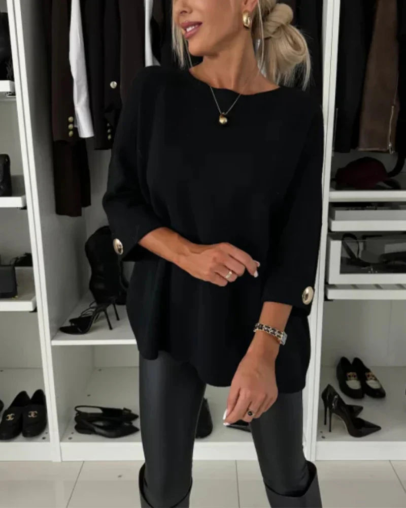 Nessa | Pull chic à boutons