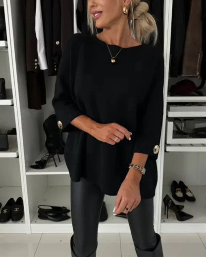 Nessa | Pull chic à boutons