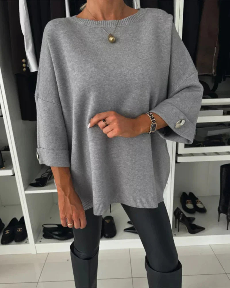 Nessa | Pull chic à boutons