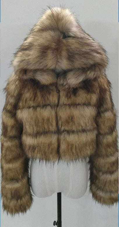 Manteau Lydra Chic en Fourrure - Élégance et Confort Réunis