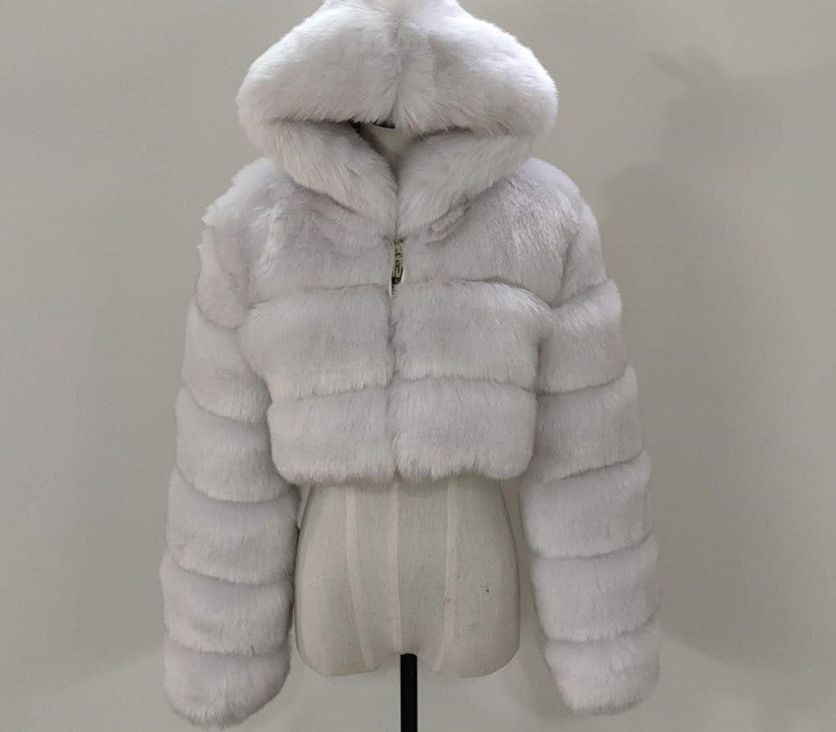 Manteau Lydra Chic en Fourrure - Élégance et Confort Réunis