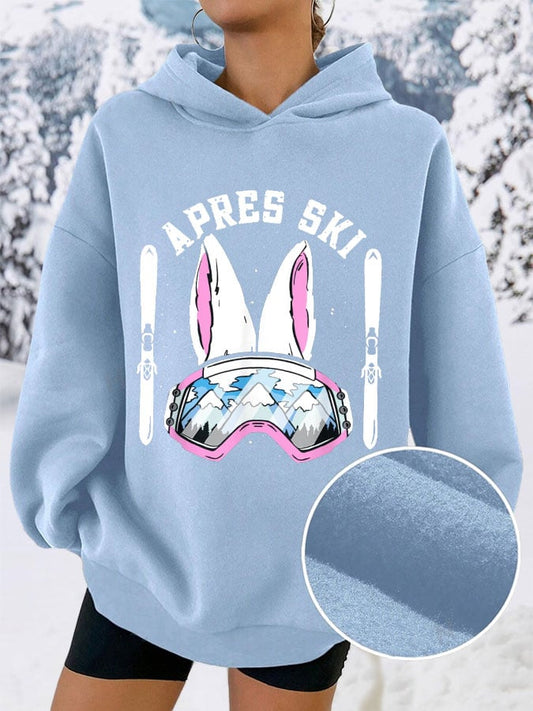 23. Les Menuires - Sweat à capuche après-ski pour femme