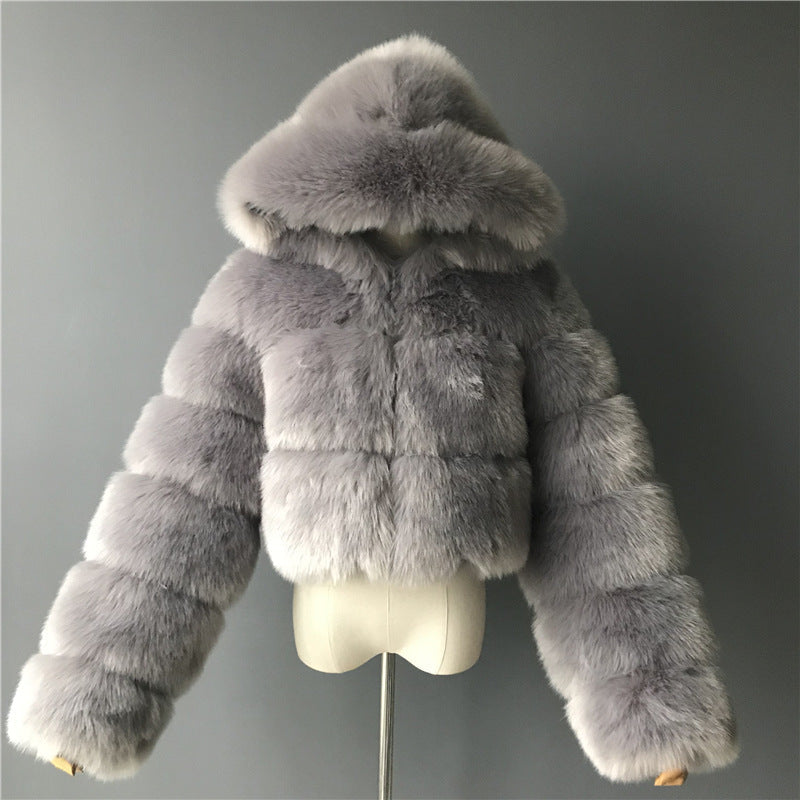 Manteau Lydra Chic en Fourrure - Élégance et Confort Réunis