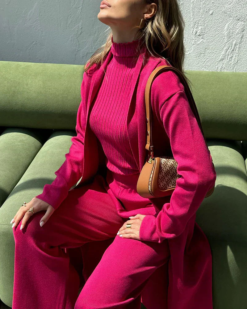 Ella ♡  Ensemble trois pièces élégant et confortable