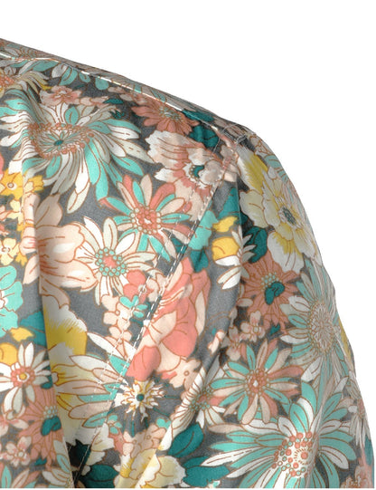 Antonin | Chemise à manches longues imprimé floraux