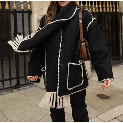 Coutureliege Manteau Chic Intemporel