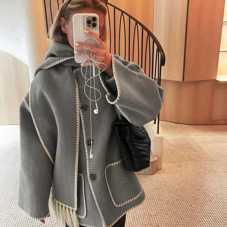 Coutureliege Manteau Chic Intemporel
