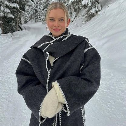Coutureliege Manteau Chic Intemporel
