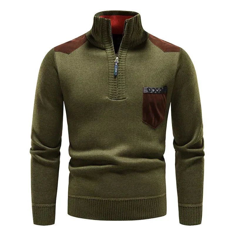 Rollo | Pull zippé polyvalent avec manches longues et design avec poche