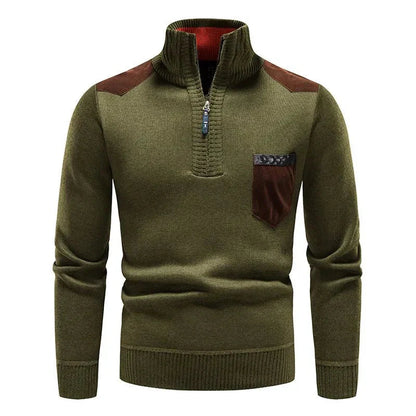 Rollo | Pull zippé polyvalent avec manches longues et design avec poche
