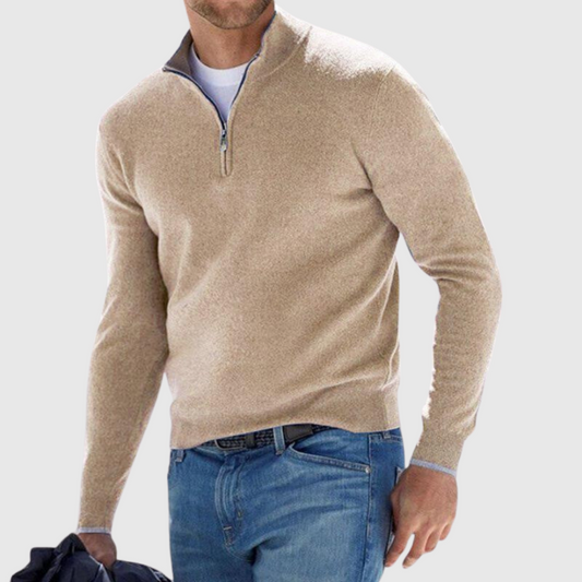 Manu | Pull zippé pour hommes