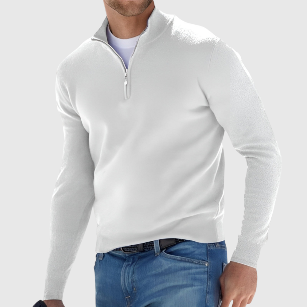Manu | Pull zippé pour hommes