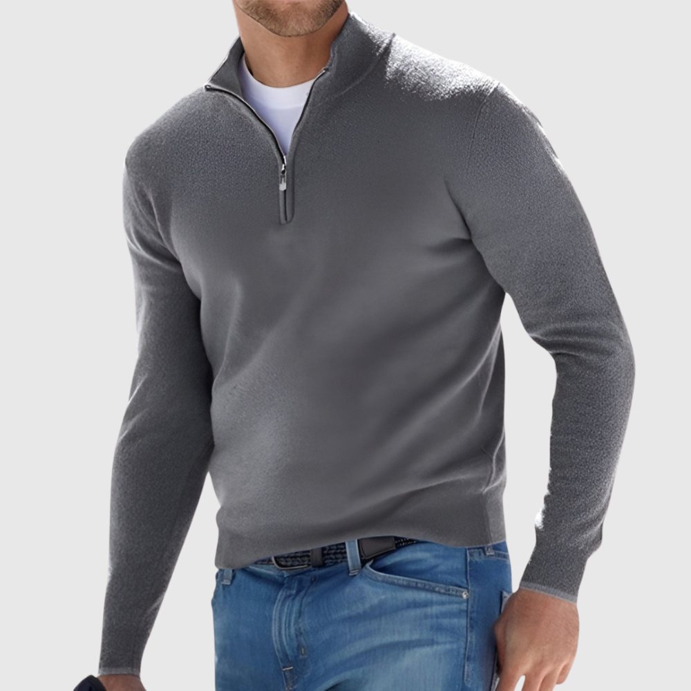 Manu | Pull zippé pour hommes