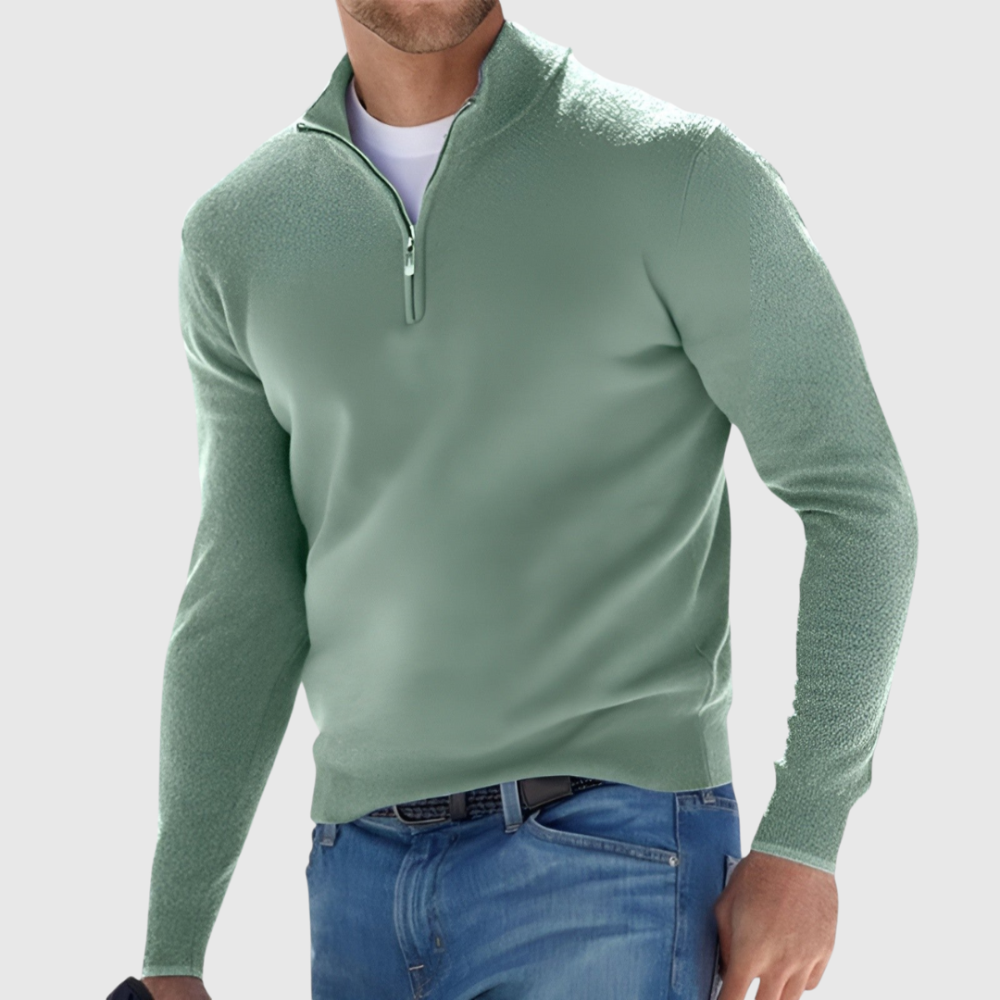 Manu | Pull zippé pour hommes