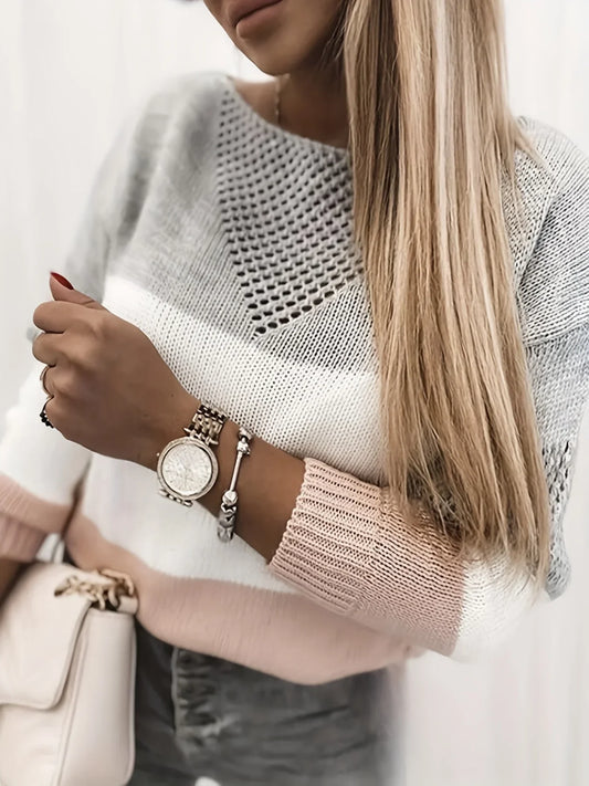 Béatrice ♡ Pull en maille découpé