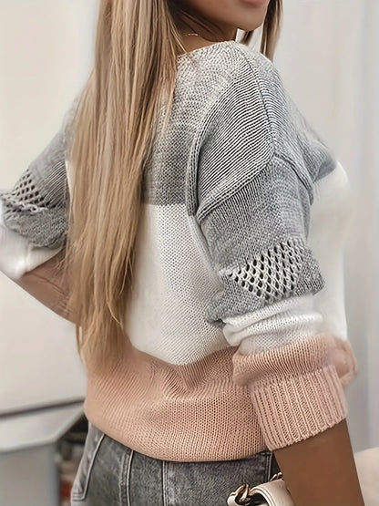 Béatrice ♡ Pull en maille découpé