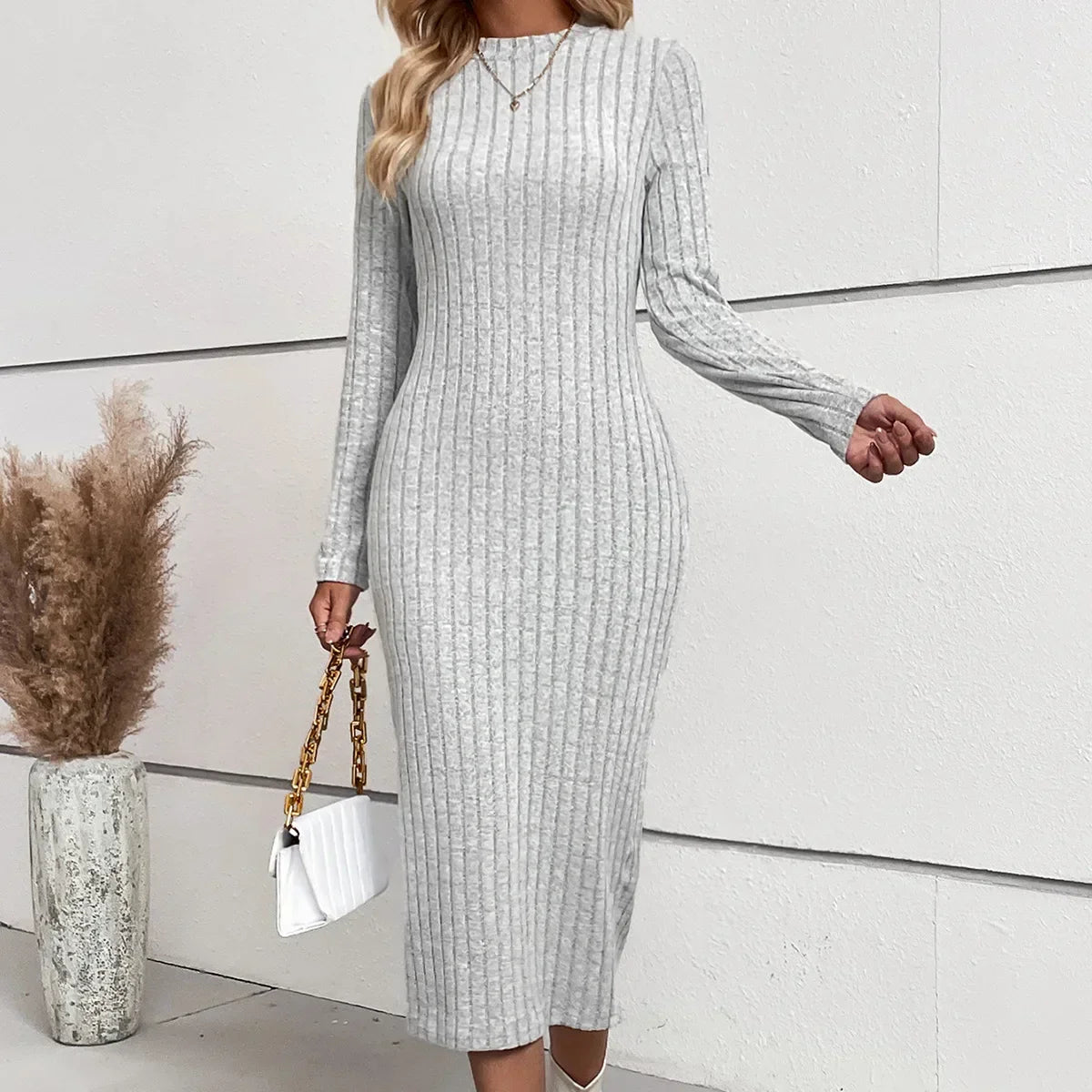 Stefanie ♡ Robe longue en tricot