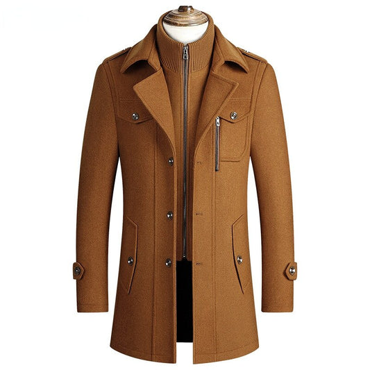 Nicolas - Manteau en laine vierge de luxe