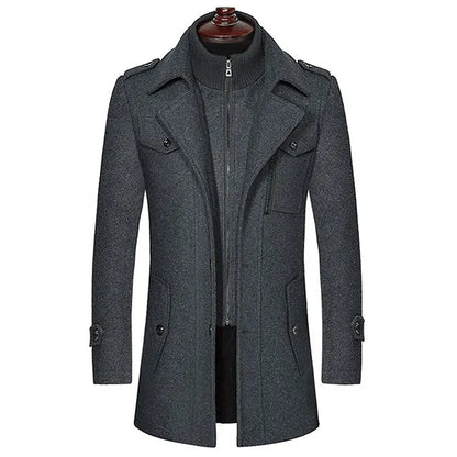 Nicolas - Manteau en laine vierge de luxe