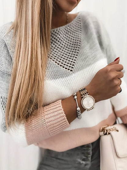 Béatrice ♡ Pull en maille découpé