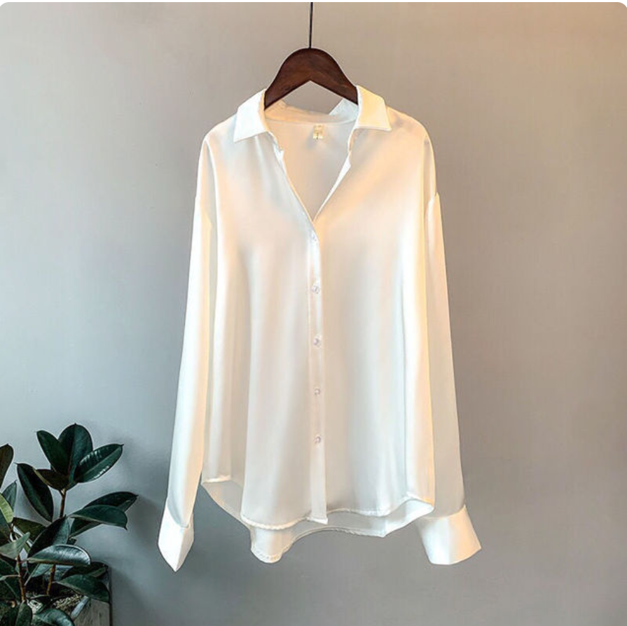 Saro ♡ Chemise élégante satinée