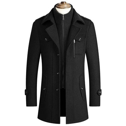 Nicolas - Manteau en laine vierge de luxe