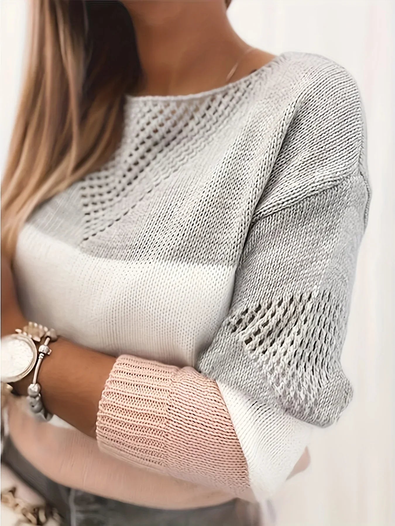 Béatrice ♡ Pull en maille découpé